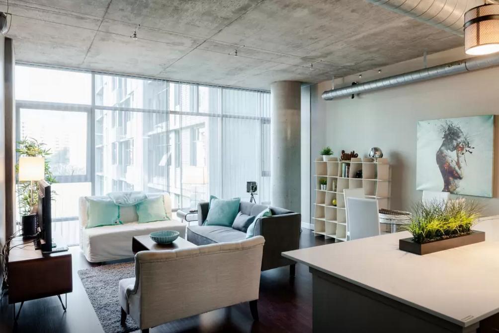 Met Lofts Suites Downtown La Los Angeles Rum bild